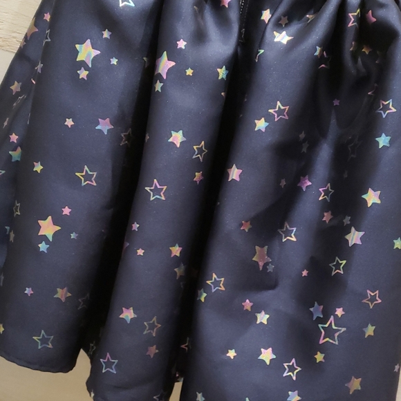 Puffy navy star dress - Picture 3 of 3